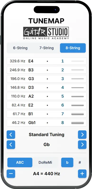 guitar-training-studio-tunemap-string-tuning-notes-frequency-app