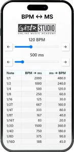 BPM to MS converter – free tool for musicians